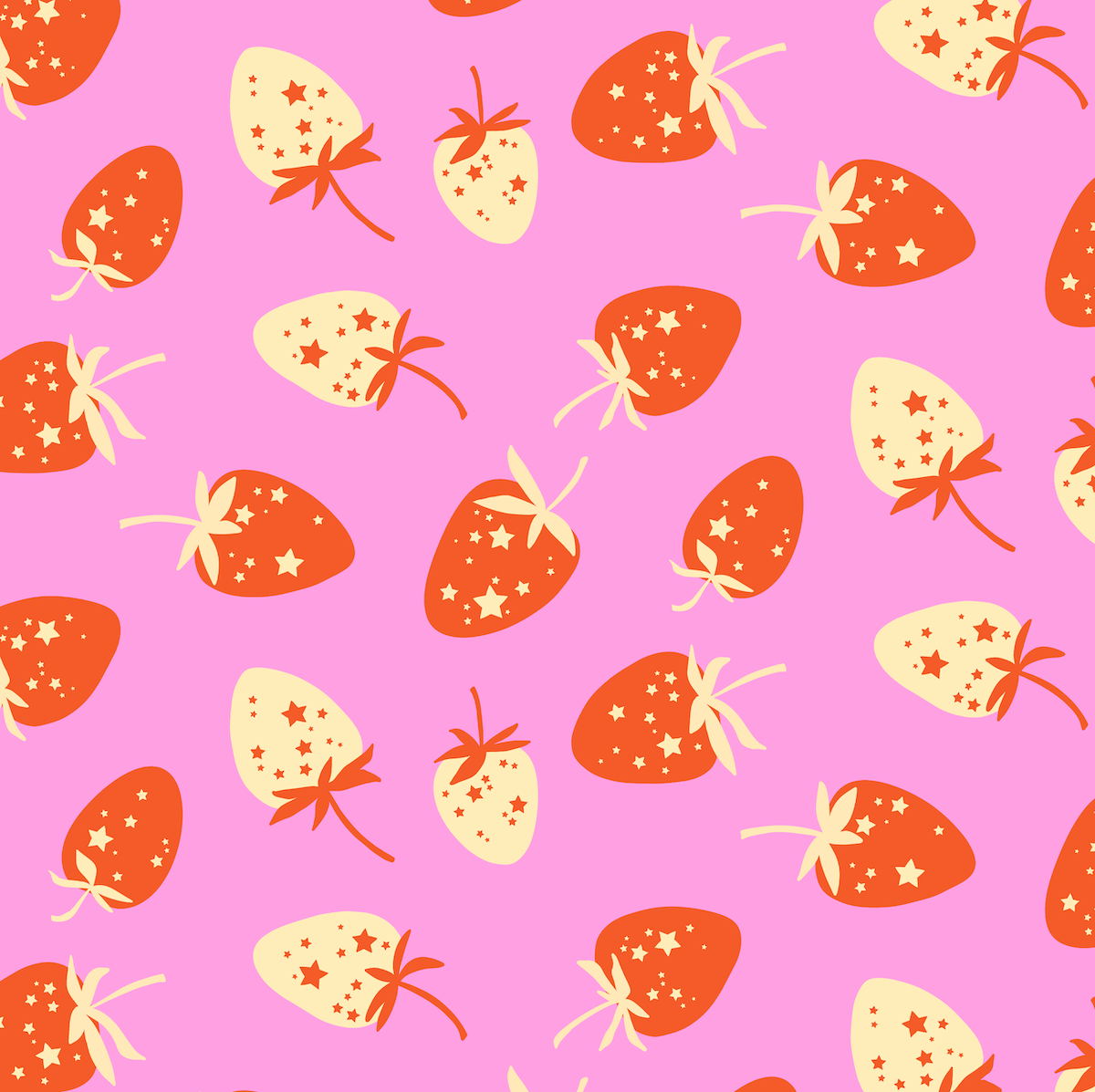 strawberry repeat pattern
