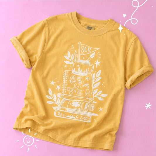 Overpacked for Art Camp Tee | Citrus