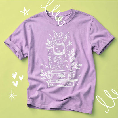 Overpacked for Art Camp Tee | Orchid