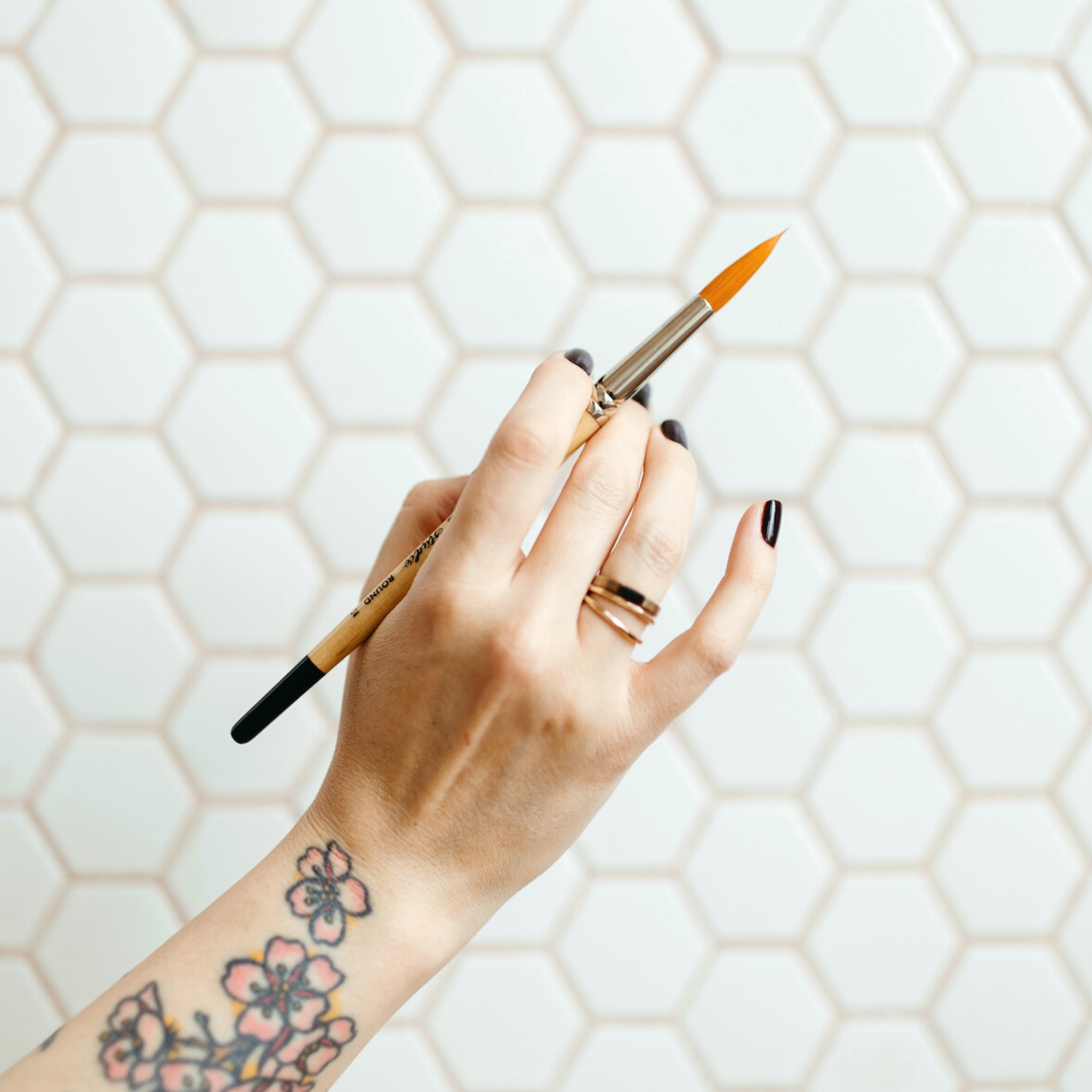 cruelty free paintbrushes by the pigeon letters