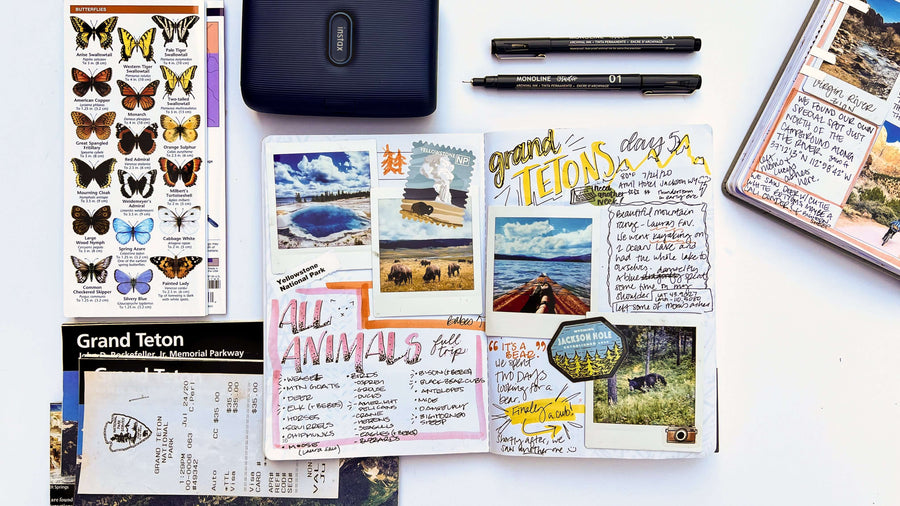 Travel Journaling Spreads
