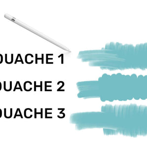 Procreate brush pack swatches