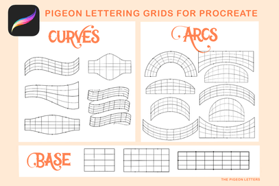 Lettering grids for Procreate