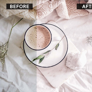 Lightroom preset before and after