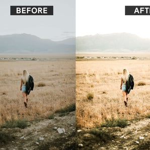 Lightroom preset before and after