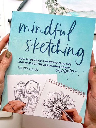 Mindful sketching book for drawing