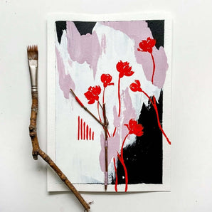 Mixed media original painting