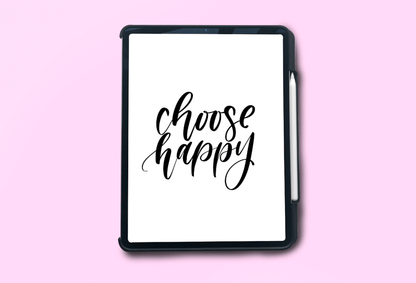 Hand lettered quote using Procreate