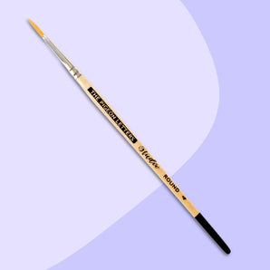 Medium round brush for painting small elements