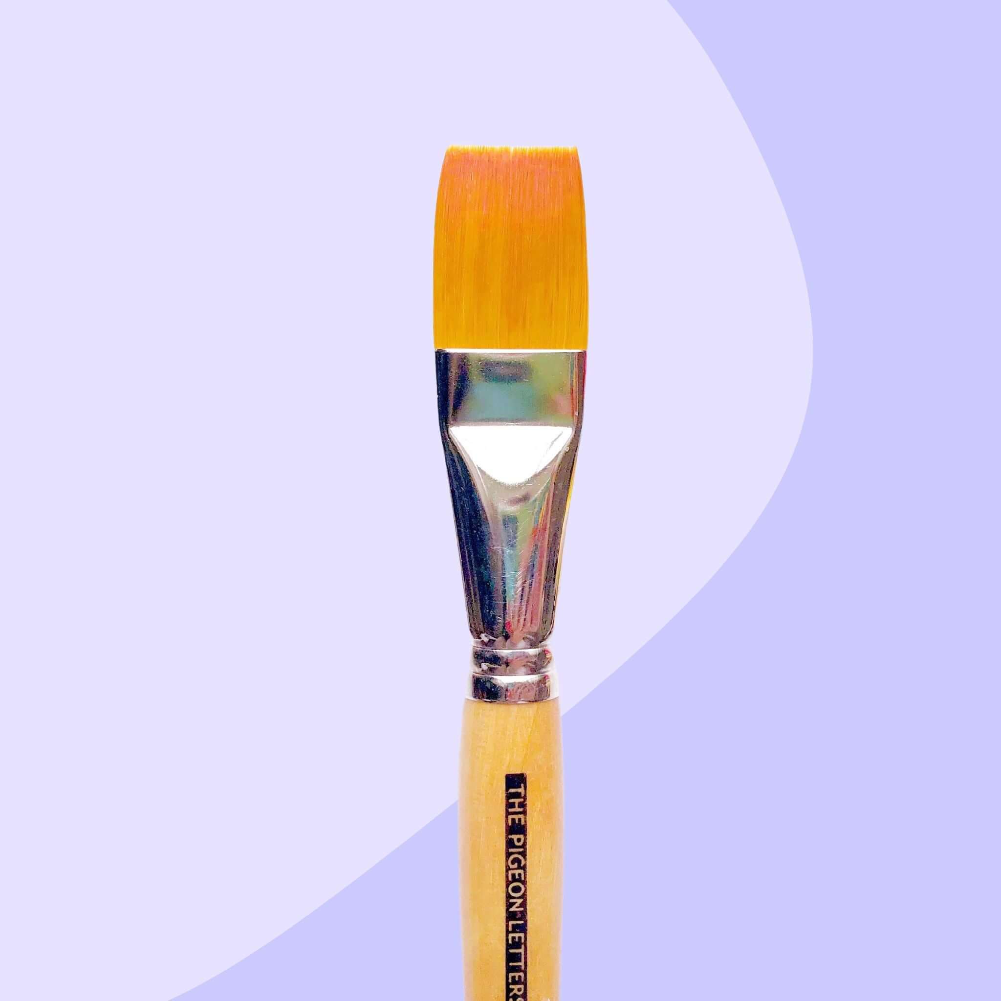 Close up of a paintbrush