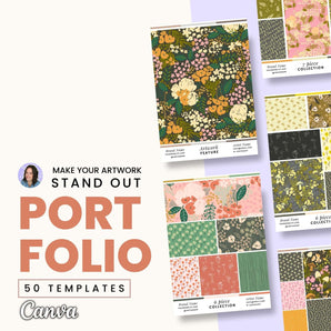 50 Portfolio Templates for Art Licensing - The Pigeon Letters