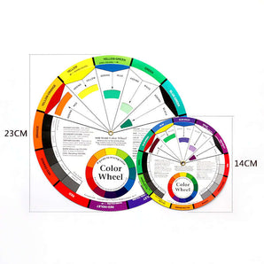 How to pick colors using a color wheel