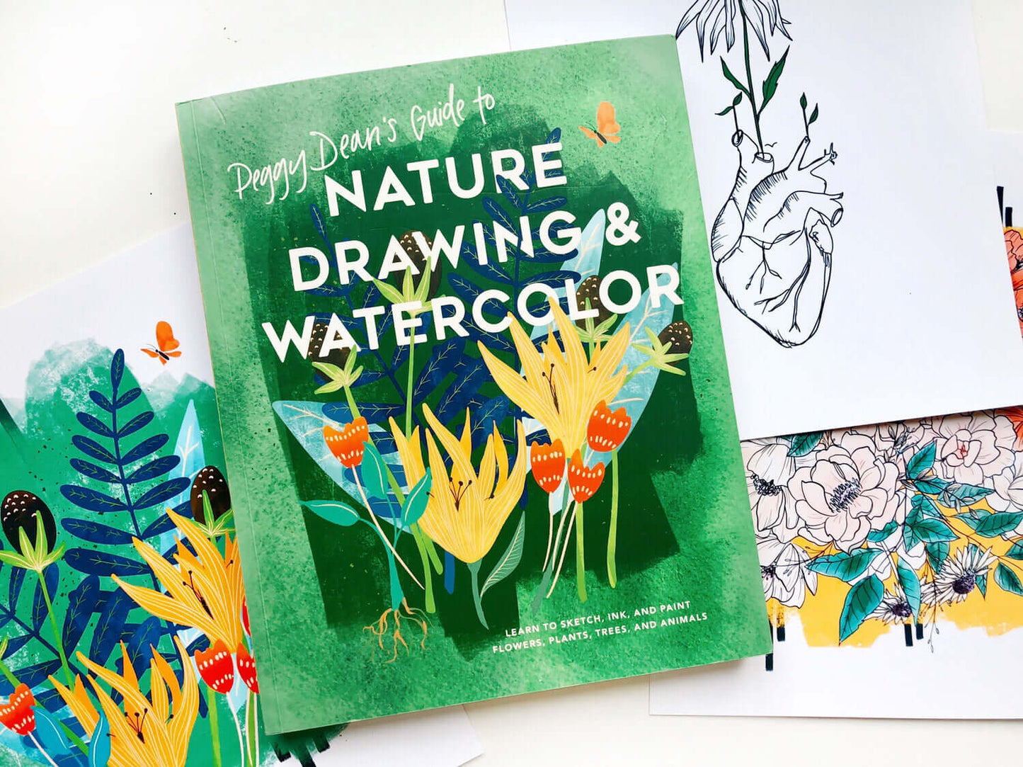Nature drawing step-by-step