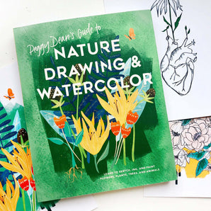 Nature drawing step-by-step